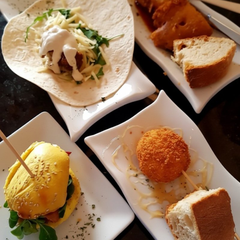 Tapas y tostas del Restaurante Ágape en Zamora